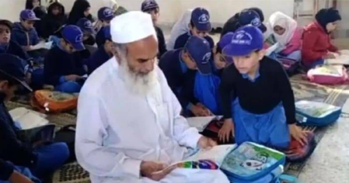 Desire to study drives an elderly man to enroll in a primary school in Lower Dir